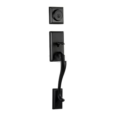 Kwikset Hawthorne Exterior Single Cylinder Handleset Trim 800HE-514-SMT-6AL-RCS-LIP